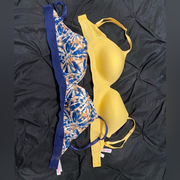 2 PINK 34DD Bras - Picture 2 of 9